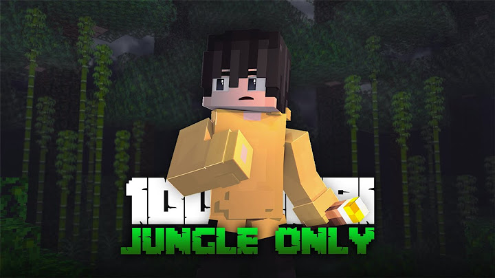 100 Hari di Minecraft Tapi Jungle Only