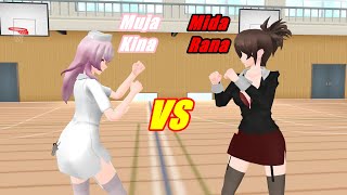 [MMD] Yandere Simulator (Muja VS Mida) DL