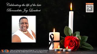 Celebrating the life of Bernadette Joy Lambert  better known as “Joy Lambert and or as a Teacher”