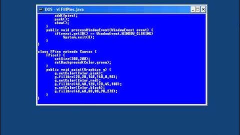 Lesson5 Drawing and Filling Arcs | Introduction to the Java Programming Language