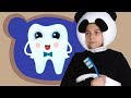 ЗУБКИ - Три Медведя  - Веселая песенка про зубную щетку и зубки для детей малышей