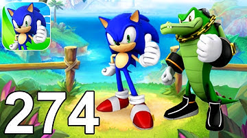 Sonic Dash Gameplay - Sonic VS Vector - Walkthrough (iOS, Android) Part 274