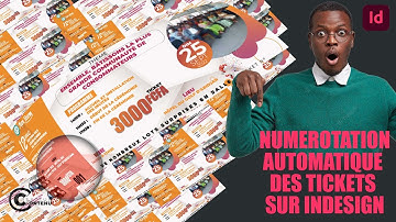 Numérotation automatique des tickets sur indesign