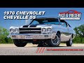 1970 chevrolet chevelle ss 396 cortez silver black auto 190800