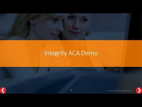 Integrity Data's ACA SL Edition