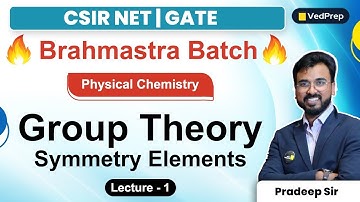 Symmetry Elements | Group Theory | Physical Chemistry | CSIR NET | GATE | VedPrep Chem Academy