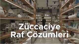 Züccaciye Mağazaları İçin Dar Alanlarda Maksimum Verim Sağlayan Raf Çözümleri