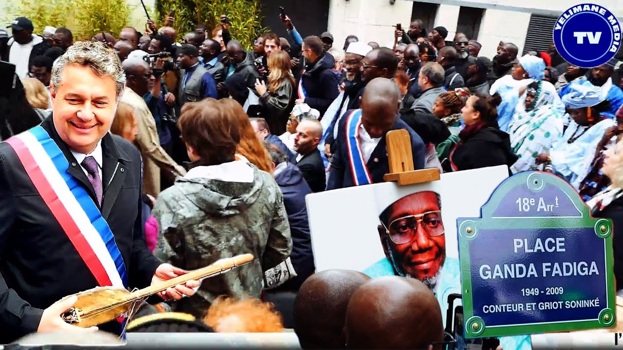 YL TV :l’inauguration de la Place Ganda Fadiga dans le 18ᵉ arrondissement de Paris