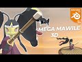How to make a Character in Blender - Mega Mawile– Stylized part 1  - Modeling in Blender 4.3