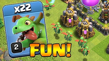 HOW TO HAVE FUN IN CLASH OF CLANS | TH9 Dark Elixir Time | Mass Baby Dragons