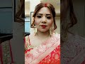 "Red saree, red lipstick, and a whole lot of confidence 💄"#makeup #hairstyle #bridalmakeup #bride