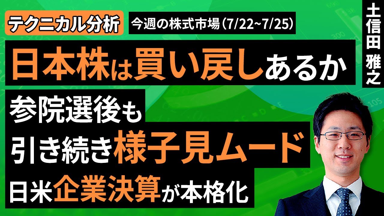 Technical analysis] Will the stock market this week continue to be