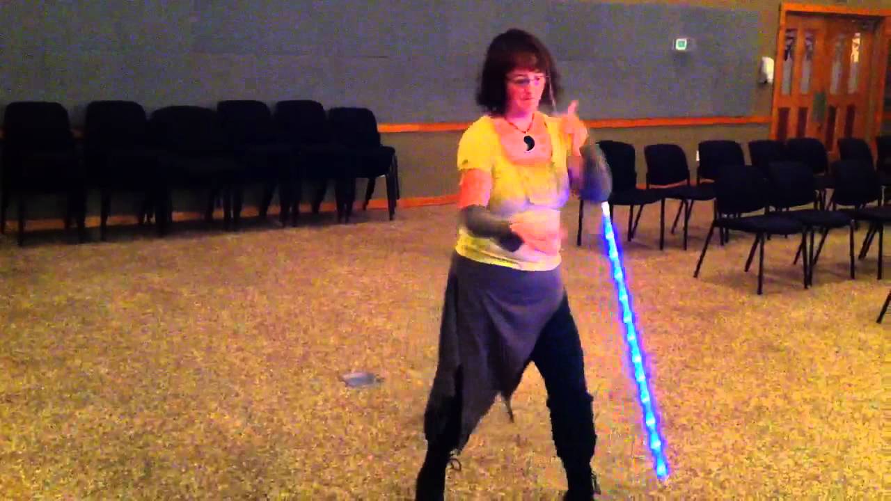 Madhatter LED wand demo longstring