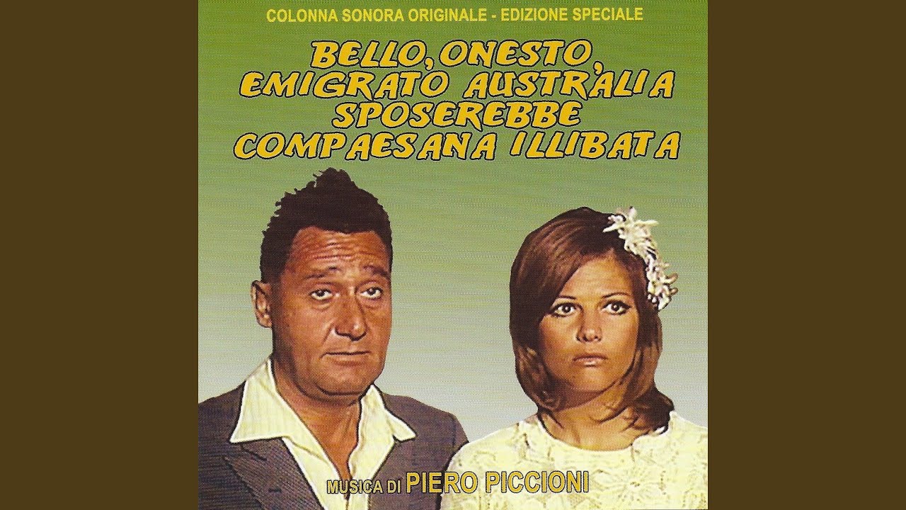 Bello, onesto, emigrato Australia sposerebbe compaesana