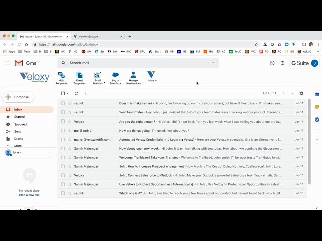 Veloxy Engage for Gmail