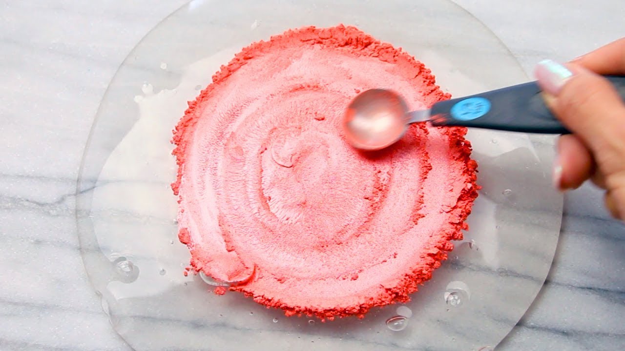 Satisfying Slime Coloring with Marker Pens, Pigments, Food Dye +