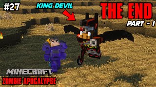 King Devil Minecraft Zombie Apocalypse In Telugu The Cosmic Boy