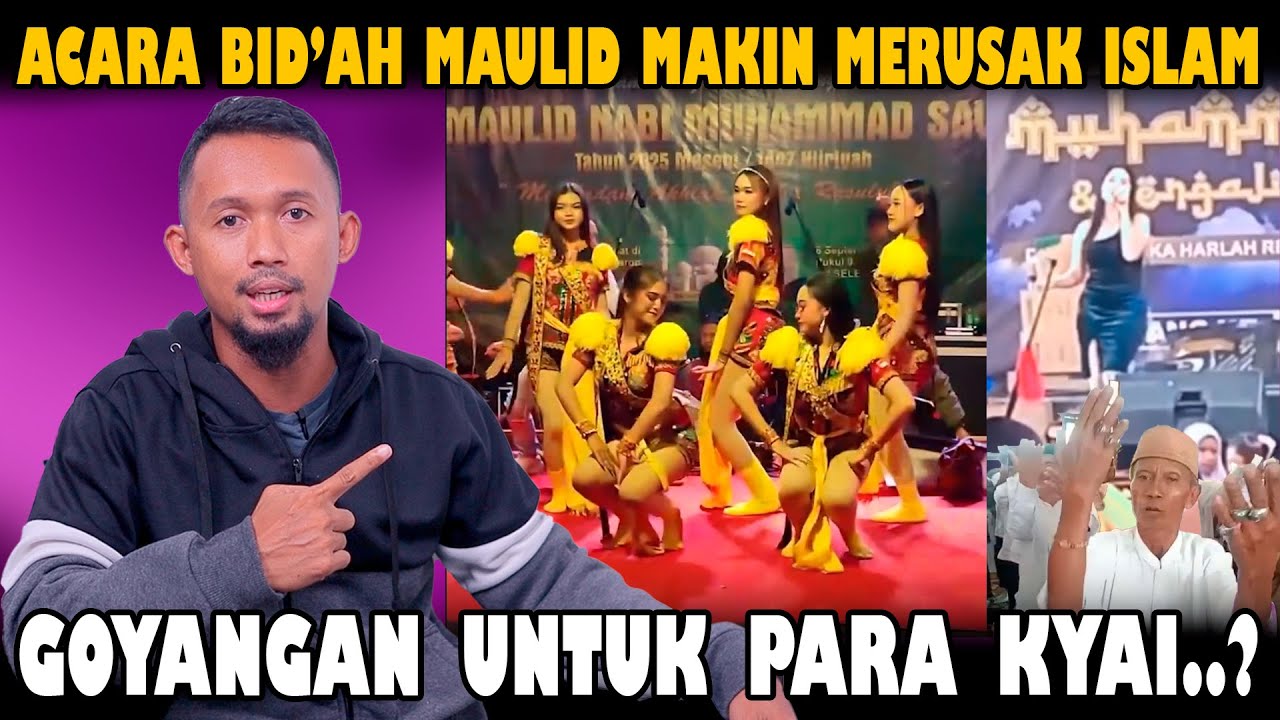 Makin Gila  !! Acara Bid'ah Maulid Nabi Merusak Ajaran Islam Yang Murni.. Kyai Girang