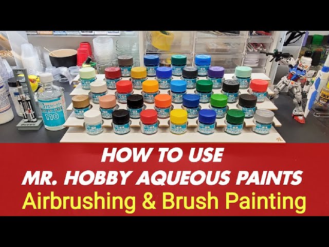 Mr. Hobby Acrysion Vs. Aqueous - Comparing These Acrylic Paints For Model  building 