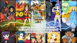 Revisit Unova Challenge Week 1 🏟 Champion Stadium Week 192 15000 Points - Pokémon Masters EX
