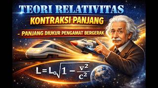 Teori Relativitas Khusus – Kontraksi Panjang | Menghitung Panjang Dari Pengamat Yang Bergerak
