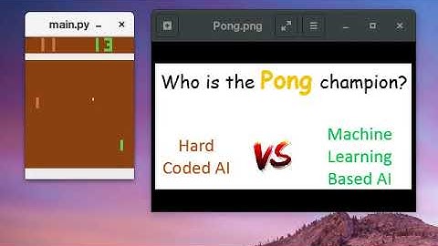 Play Pong with Machine Learning AI