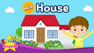 kids vocabulary new house parts of the house english educational video