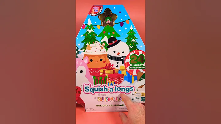 Squishmallows Squish-a-longs Holiday Calendar  😍 Cute Christmas Minifigures 🎧 ASMR Sounds Toy Review