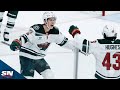 Wild's Matt Boldy Puts Together First-Period Hat Trick vs. Predators