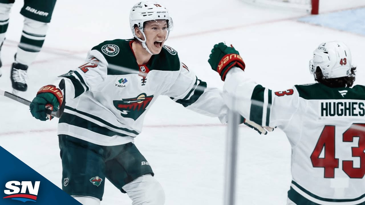 Wild's Matt Boldy Puts Together First-Period Hat Trick vs. Predators