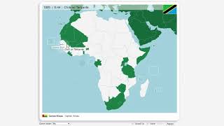 Seterra: Africa: Countries (Pin) 1:06