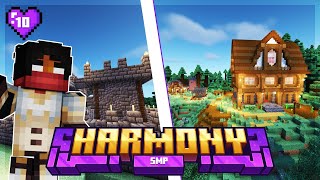 I Built a Courthouse in Minecraft! | Dungeon Built! | Harmony SMP #10