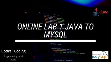 online lab 1   java to mysql