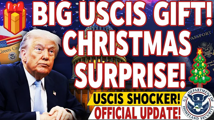 💥 EXCITING UPDATE USCIS Immigration Gift 🎄 Dec 2025 | Visa, Green Card & Citizenship Impact