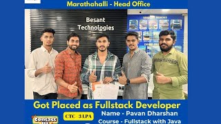 3 Years career break to Fullstack Developer|best fullstack development course|Besant Technologies