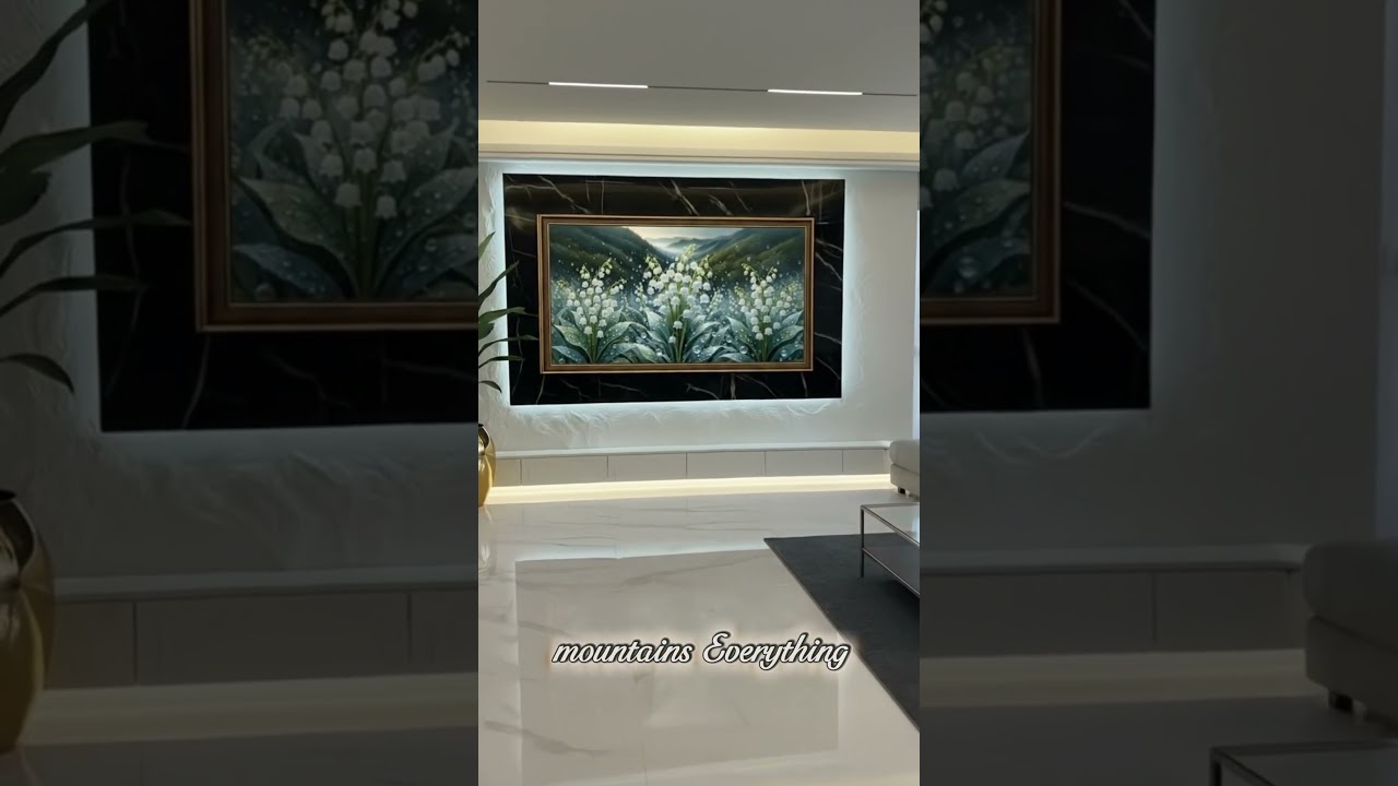 This Minimalist Living Room Setup Goes Viral #luxury #homedecor