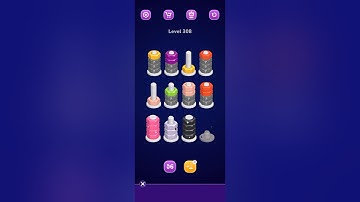 Nut Sort Level 309 Walkthrough | Nuts — Color Sort 309 solution