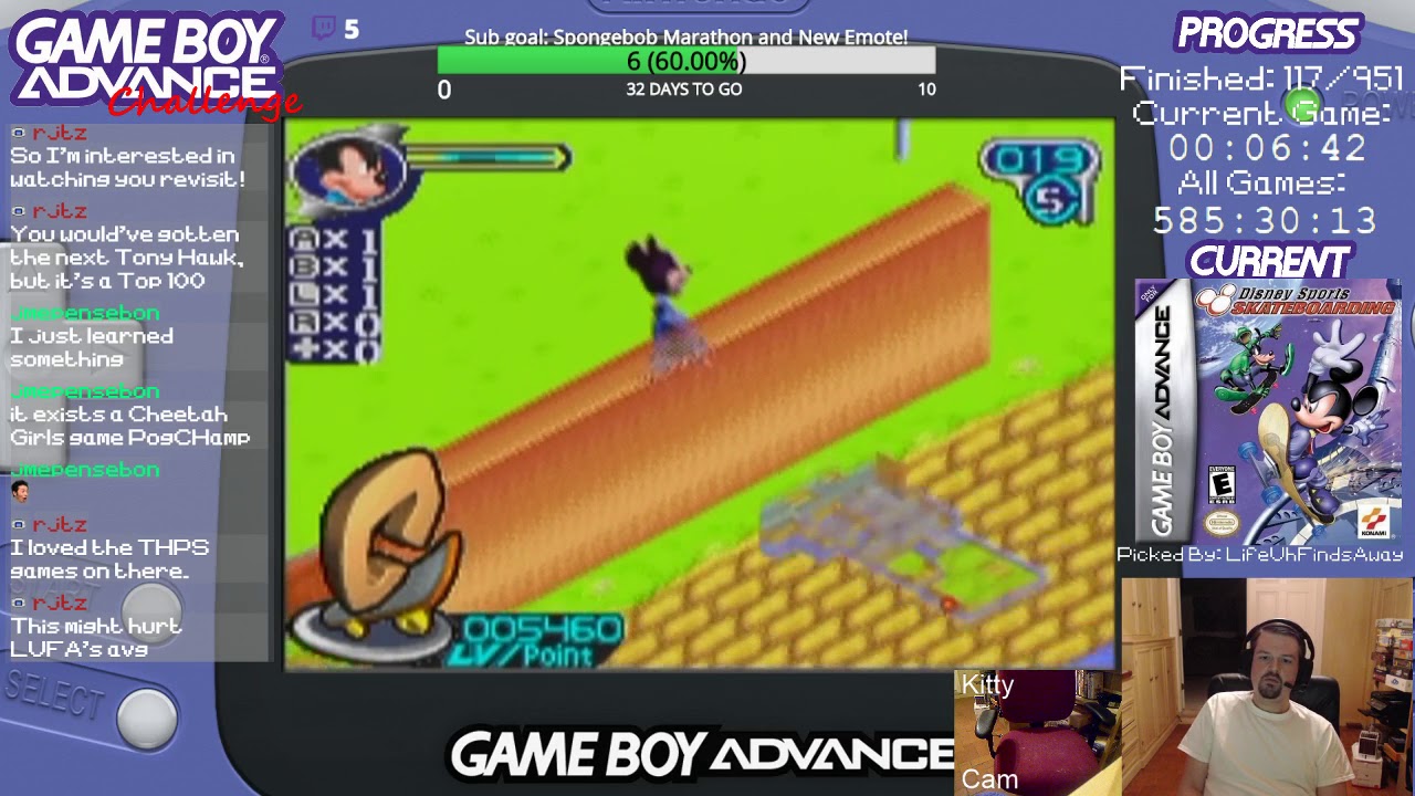 Disney Sports Skateboarding (GBA Challenge #118) (Let's Play