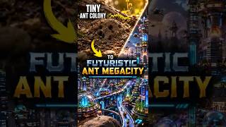 Ants Built a Cyberpunk City #timelapse #transformation