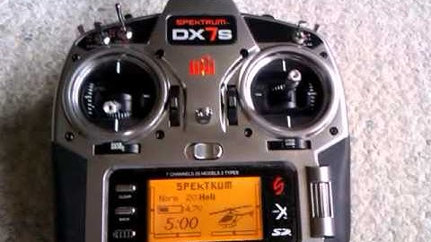 Spektrum DX7S LED backlight mod