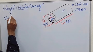 how to calculate weight of pipe/pipe ka weight kesy nikalty/pipe calculations/rigging formuly