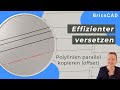 BricsCAD: Linien parallel kopieren durch Versetzen und parametrisches Versetzen