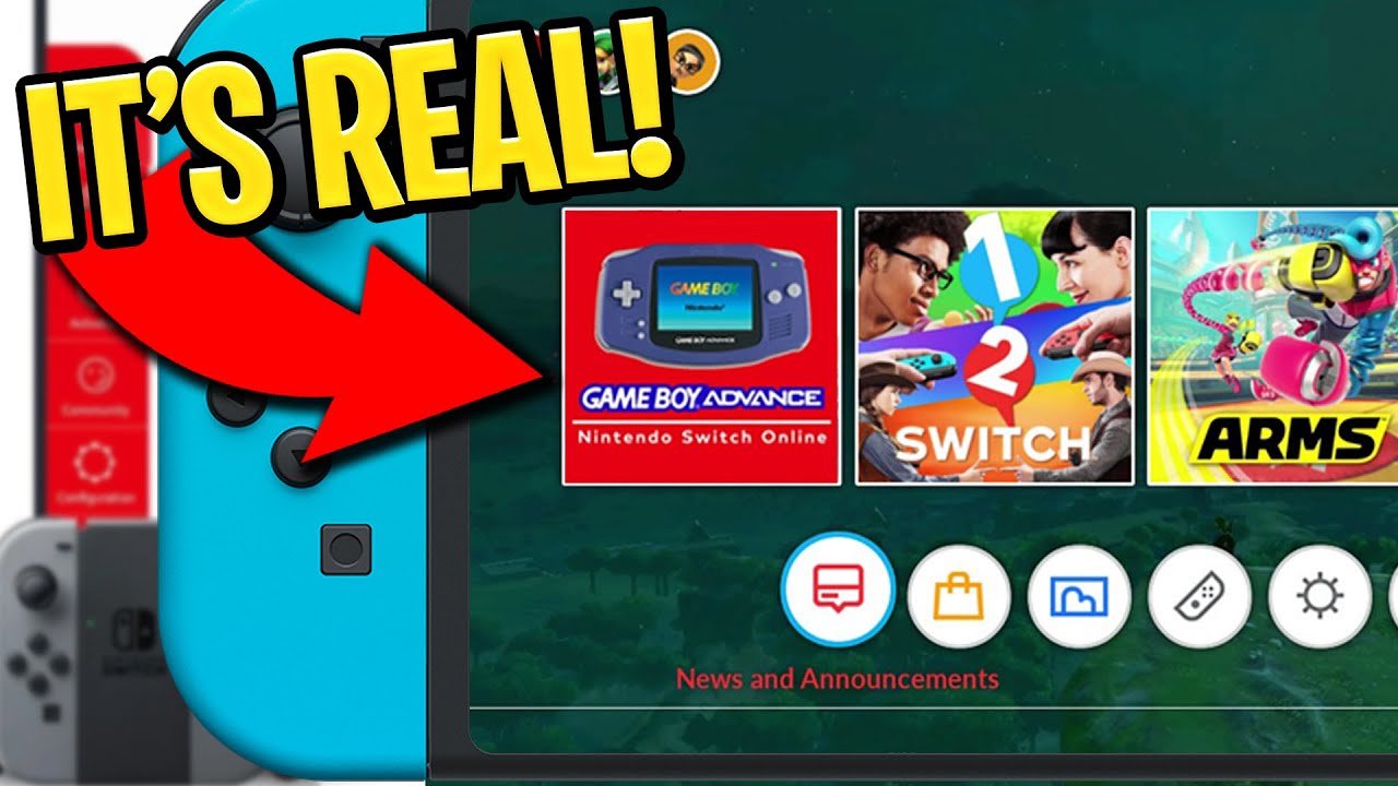 GBA Nintendo Switch Online CONFIRMED! HUGE LEAK Game Boy Advance Switch!