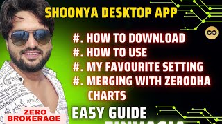 Finvasia Desktop App || My Favorite setting || how to Download || How to merge with zerodha chart.