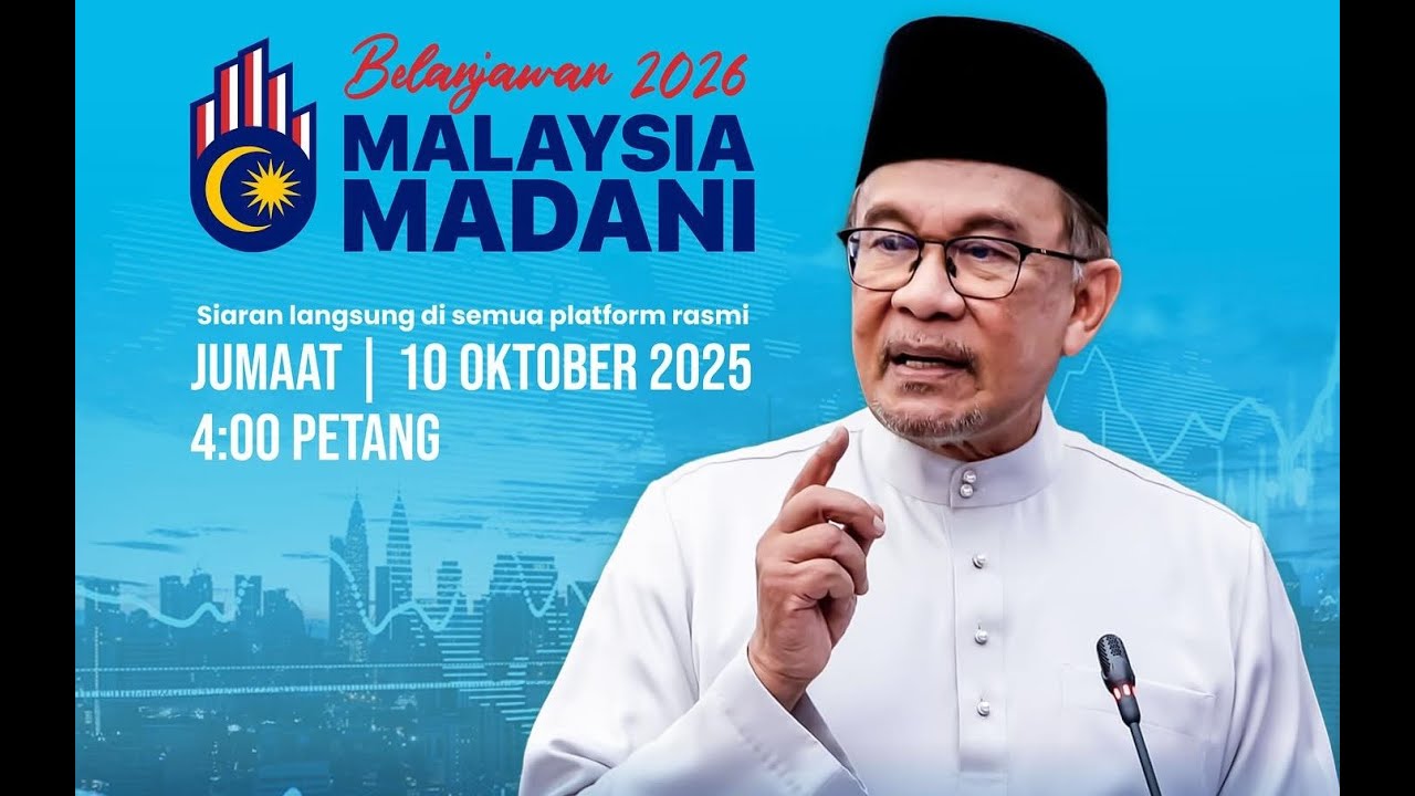 LIVE : BELANJAWAN 2026 OLEH PERDANA MENTERI ANWAR IBRAHIM