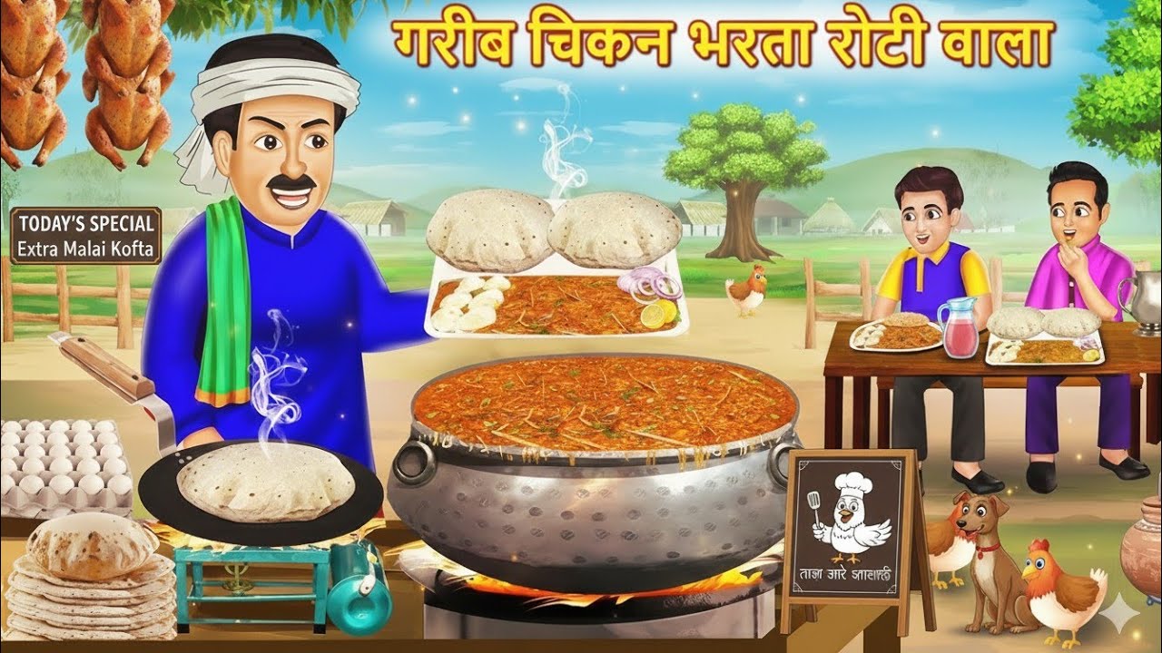 Garib Chicken Roti Wala || गरीब चिकन रोटी वाला || @ZooFlixy 