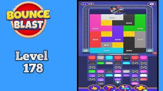 Bounce blast level  178 solution and walkthrough for Gameplay 