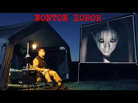 TEST YOUR COURAGE! WATCH A HORROR FILM ALONE WHILE CAMPING "Insta360 X5 & Ace Pro 2 Camping Test"