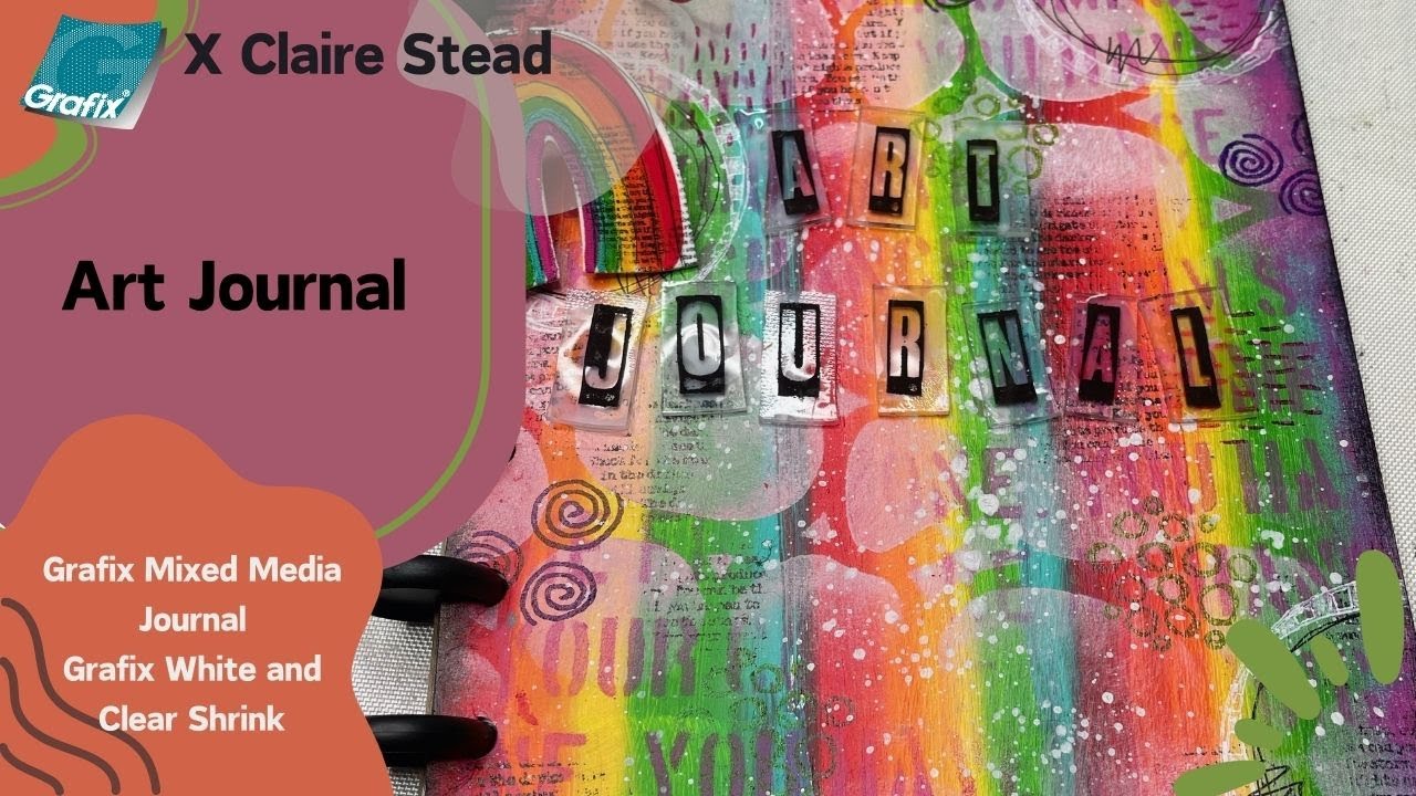 Grafix the mixed media journal and Charm YouTube