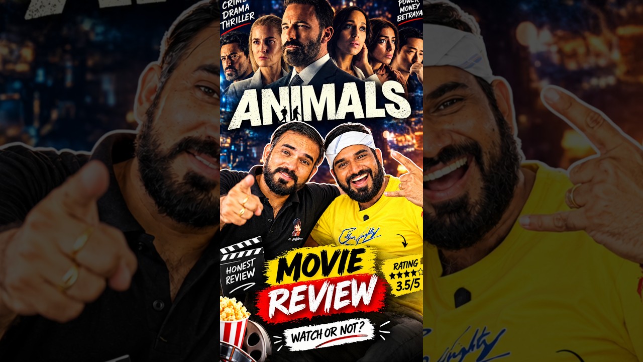 Animals (2026) Movie Review in Hindi | Netflix Thriller | Honest Review & Rating ⭐ | Ruchitt & Roo